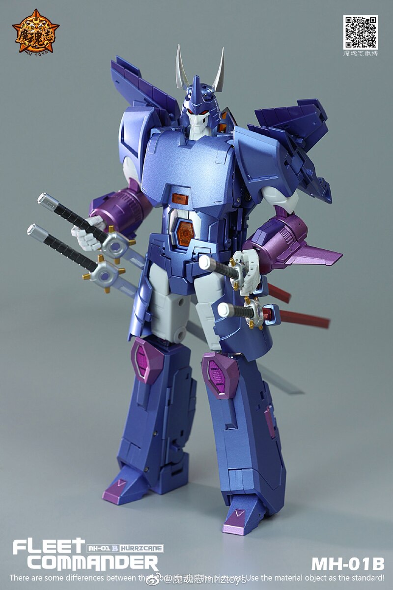 MH Toys MH-01B Hurricane Demon Spirit Blue (Cyclonus) Images